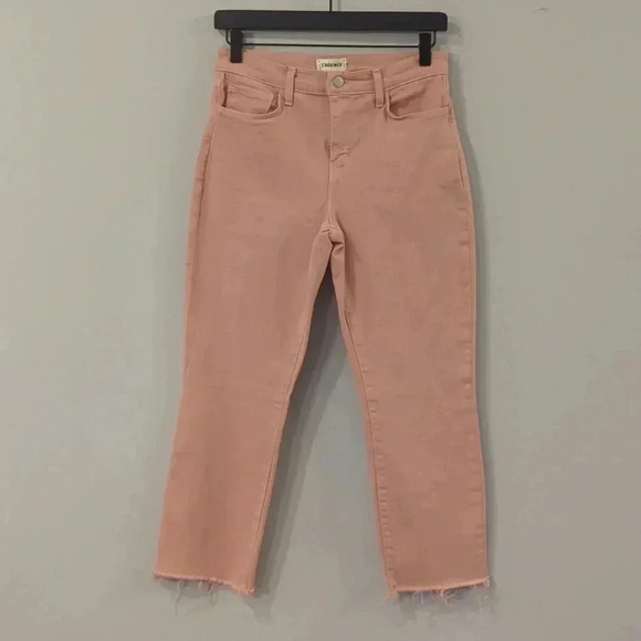 L'AGENCE Denim - L'AGENCE Jeans Light Pink size 26 Cropped Raw Hem‎
